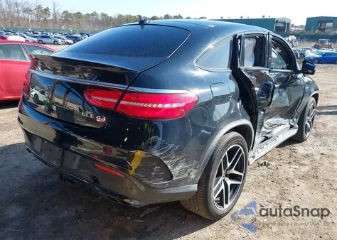 2019 Mercedes-Benz Amg Gle 43 Coupe 4Matic из США, поврежденный, VIN 4JGED6EB7KA129692